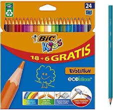 цветные карандаши bic