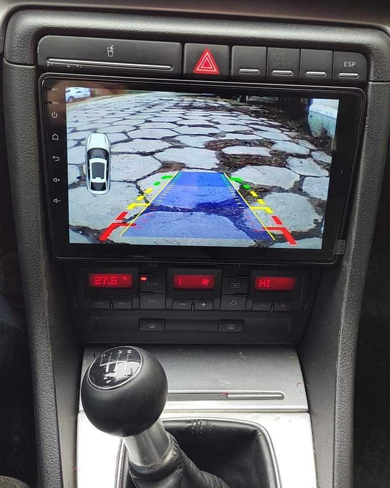 Navigatie Android Audi A4 Waze YouTube GPS BT USB Casetofon