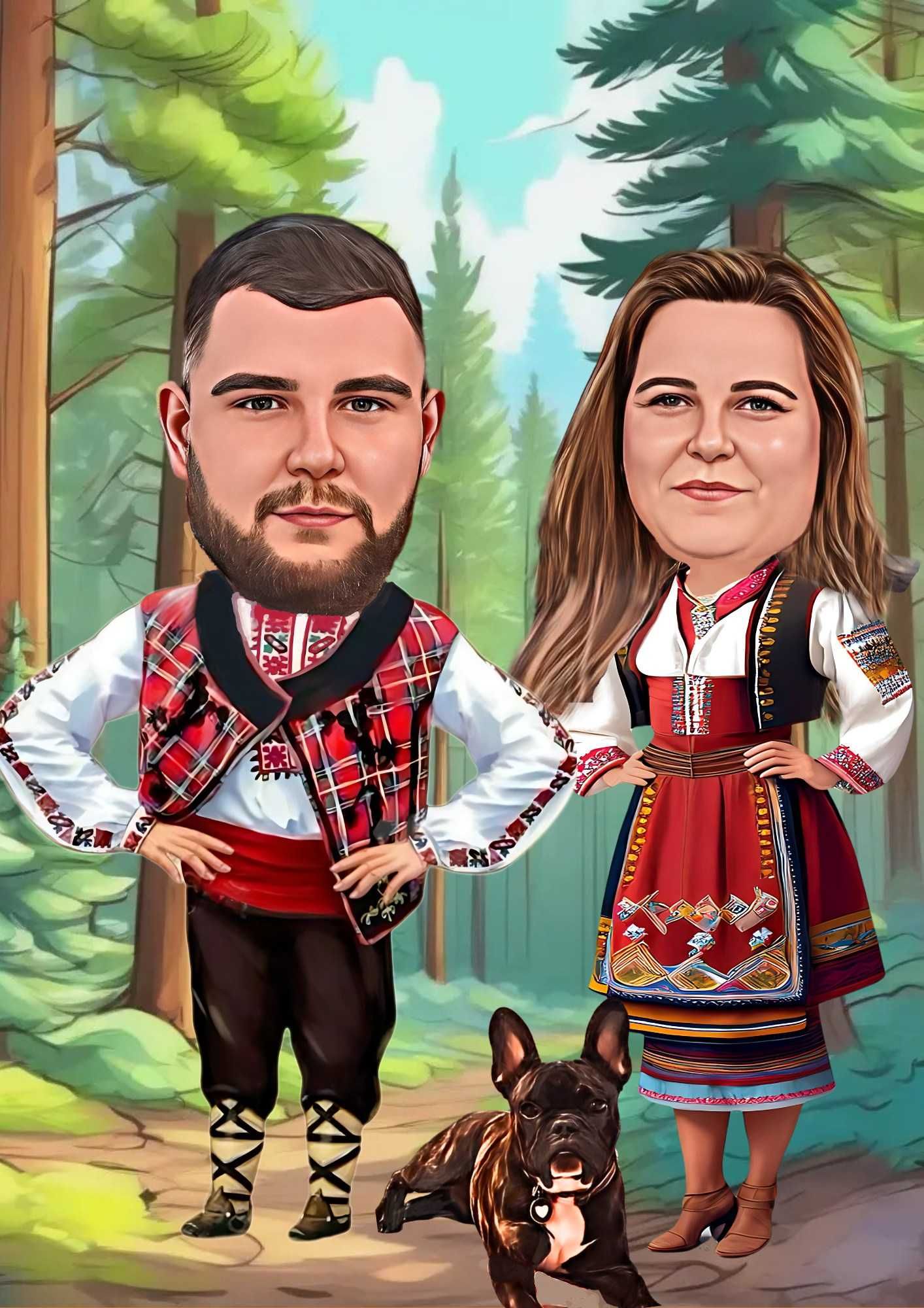 Дигитални Карикатури онлайн , изработка на дигитална карикатура
