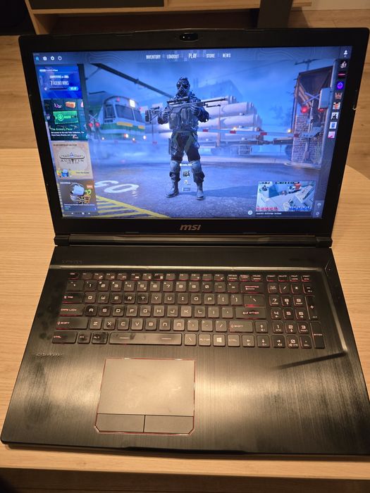 Vand MSI GE73 8RF - i7 8750h, 16gb ram, gtx1070, ssd+hdd, 120hz