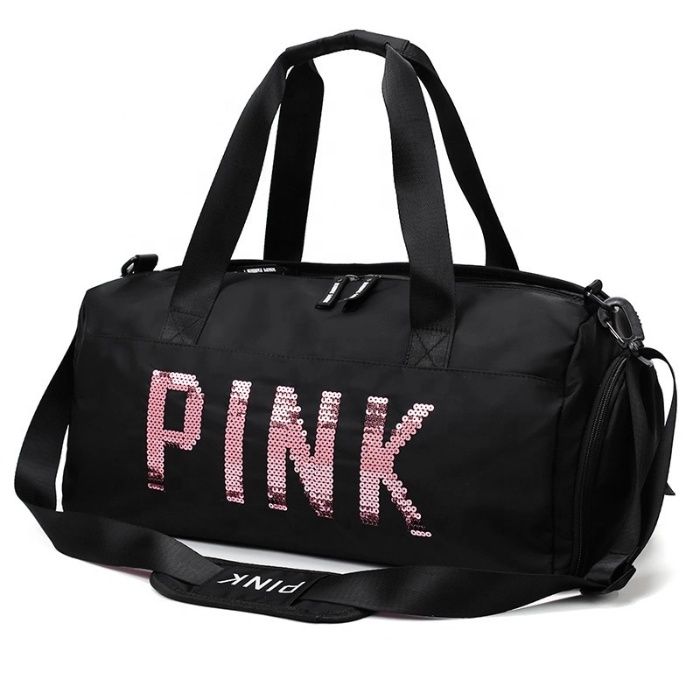 Спортен сак Pink, gym bag, travel bag, чанта за фитнес