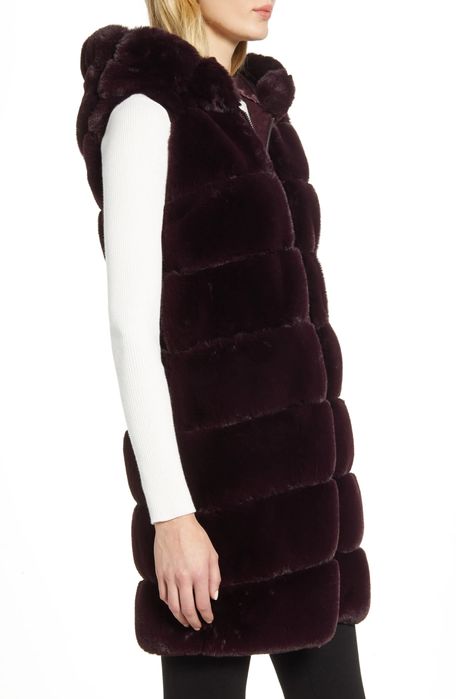 Vesta blana culoare burgundy