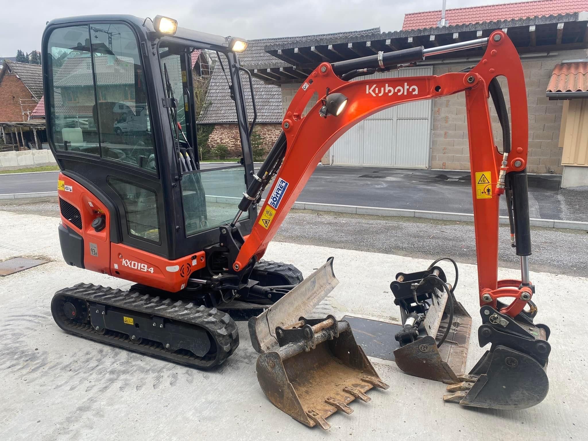 Kubota kx 19-4 1,7t