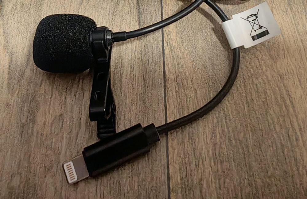 Microfon lavalieră Lightning NOU in cutie pentru iPhone