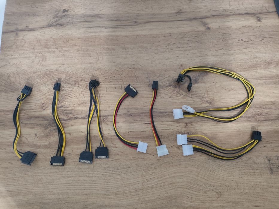 SATA-MOLEX-6PIN-8PIN переходники