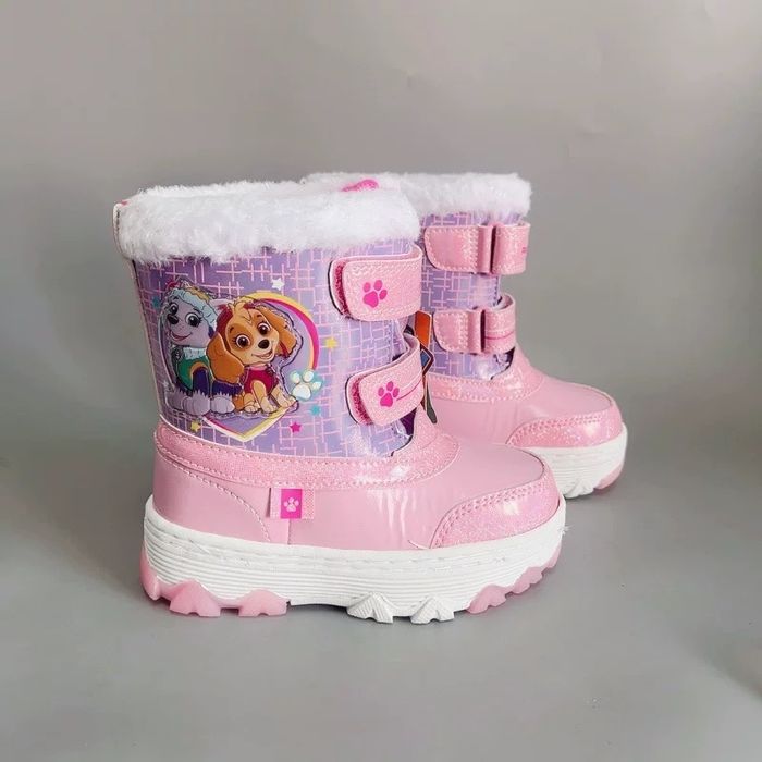 Зимние сапоги Минни Маус и Щенячий Патруль