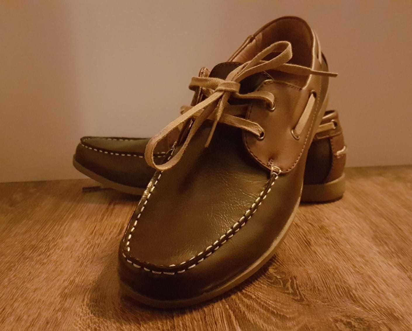 Pantofi noi, bărbătești, Jack and Jones, mărime 40, branț 26cm