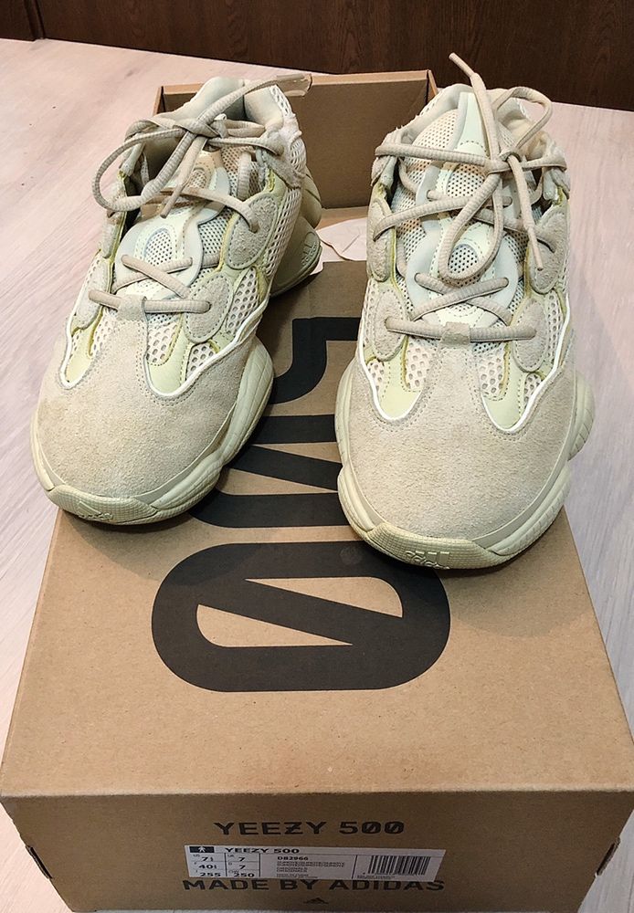 adidas Yeezy 500 Super Moon Yellow  size: 40 2/3