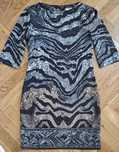 Rochie office cu imprimeu marimea 38