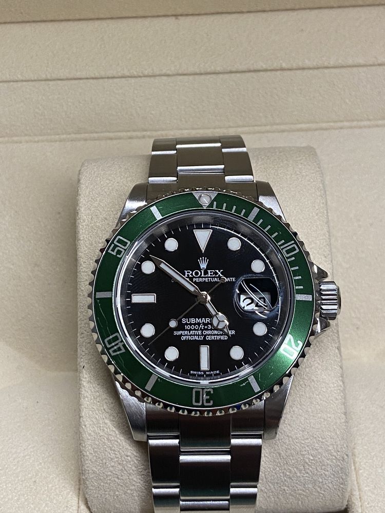 Часовник Rolex Submariner 16610V Flat Four KERMIT