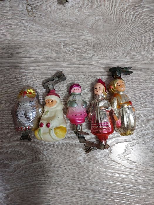 Ёлочные игрушки  стекло