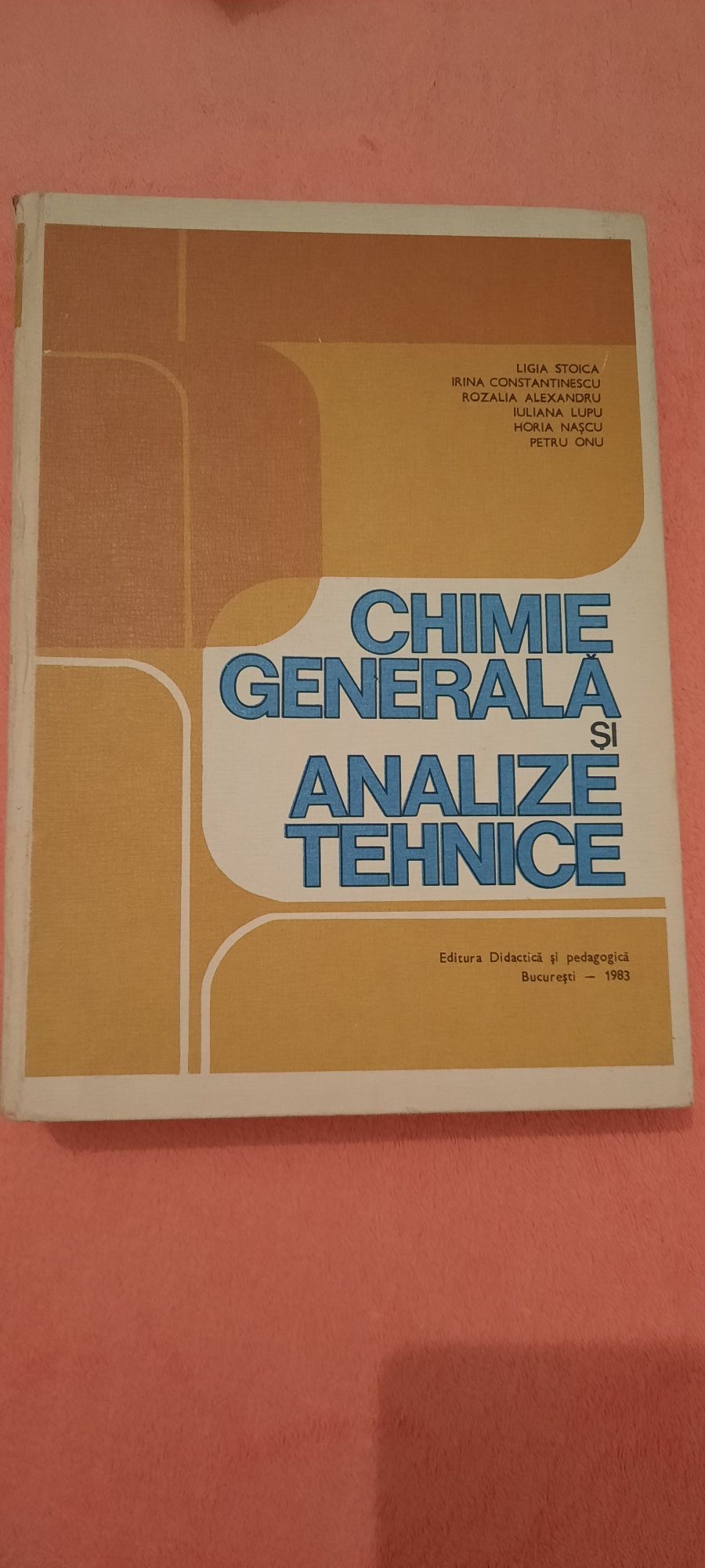 Chimie generală și analize tehnice