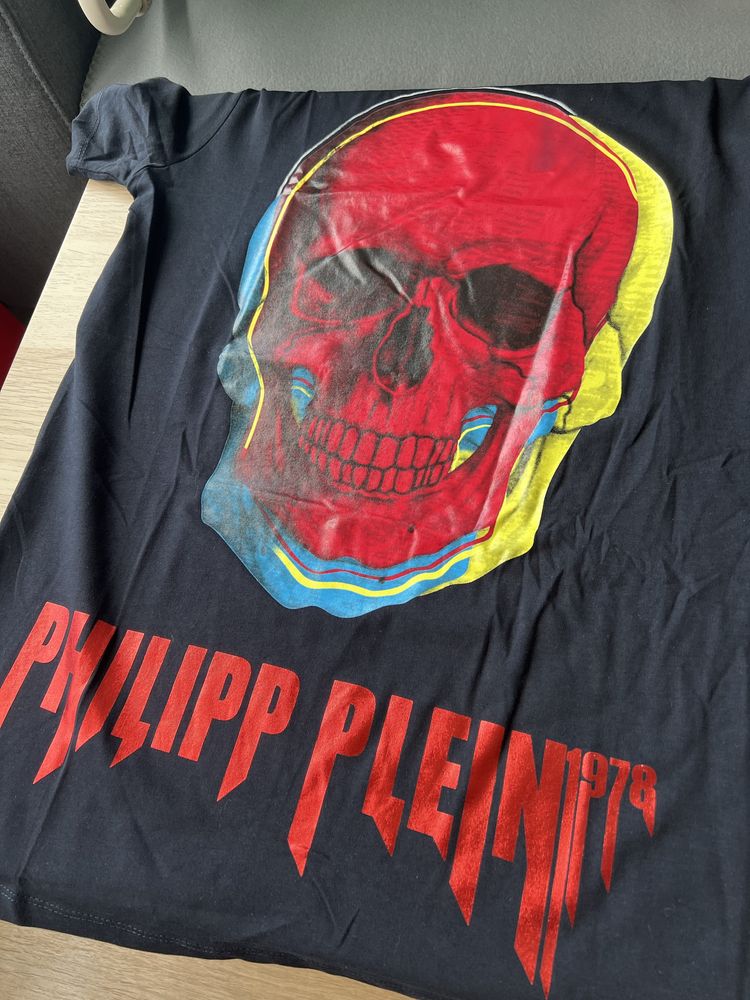 Тениска Philipp Plein Red Skull