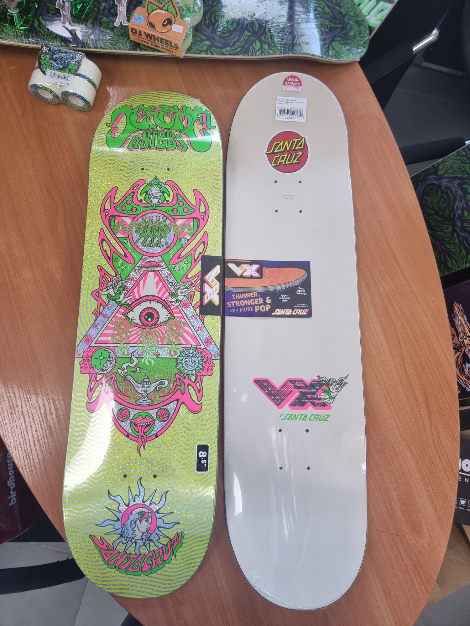 Скейтборд дъска Santa Cruz VX 8.5 Knibbs