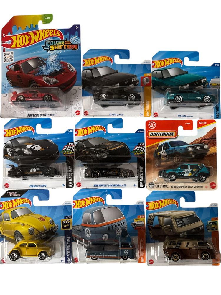 Hot wheels, 6 pack hot wheels silver series, maisto