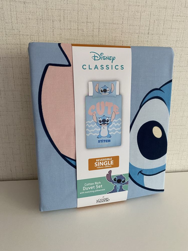 Детски спален комплект Disney Stitch , Стич, спално бельо