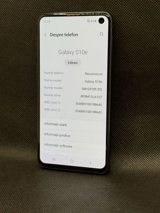 Samsung S10E pret 600 lei
