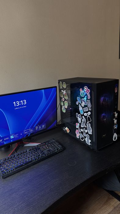Игровой / рабочий ПК + монитор и клавиатура