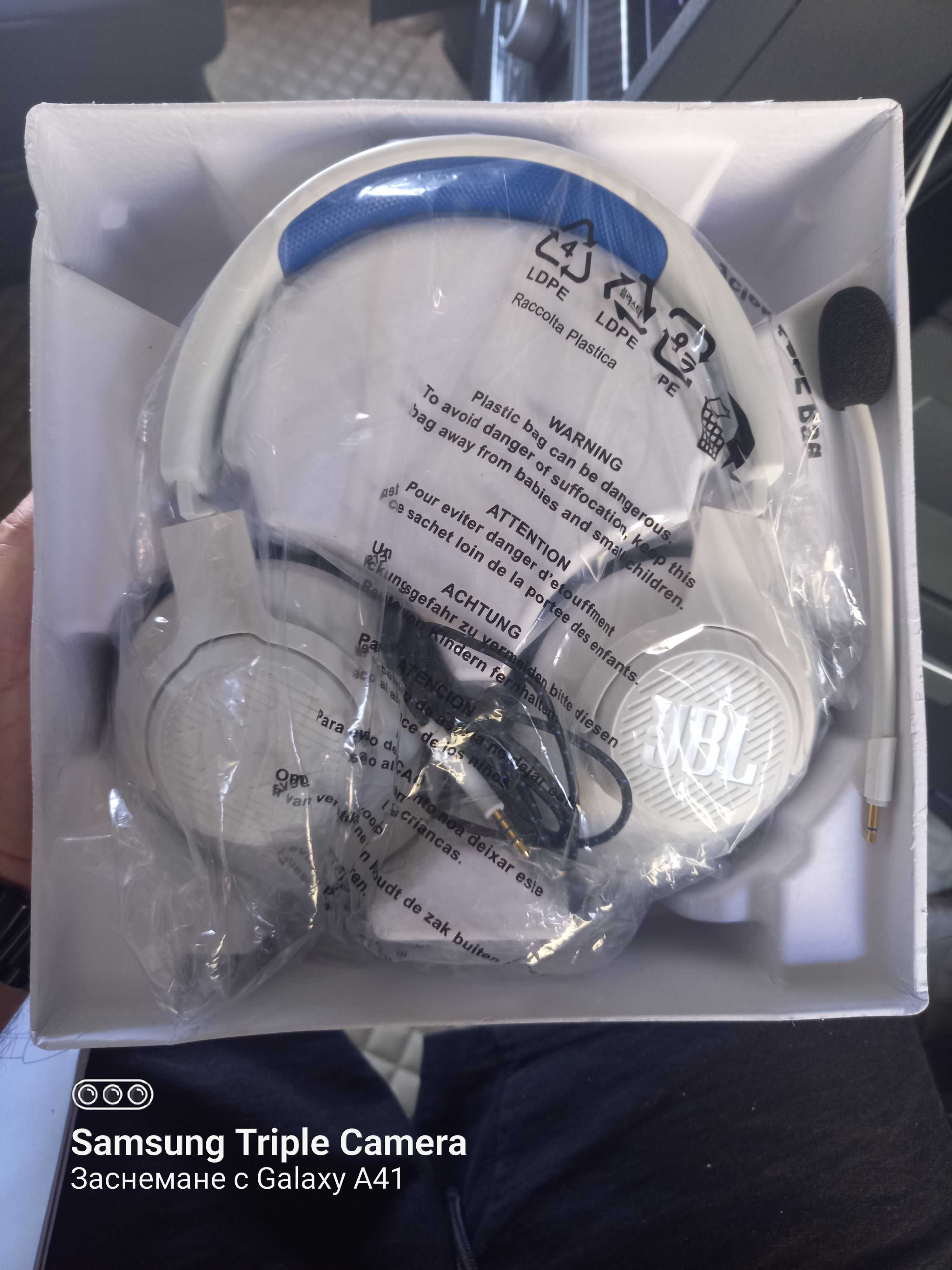 Слушалки JBL с BLUETOOTH и с кабел.