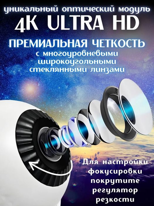 Проектор звездное небо с пультом космос