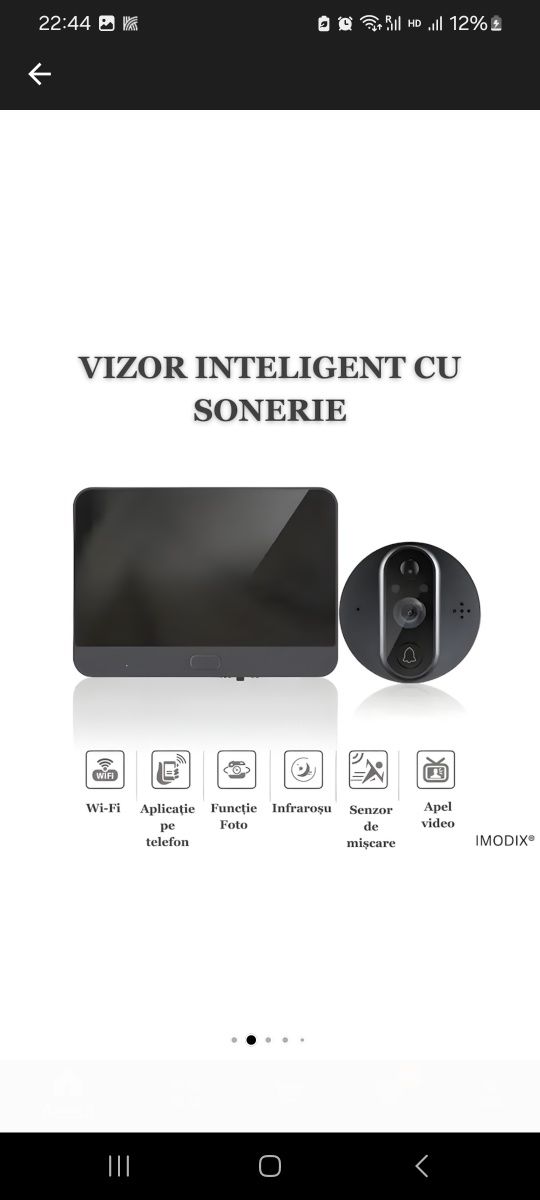 Vand Vizor Inteligent Cu Sonerie