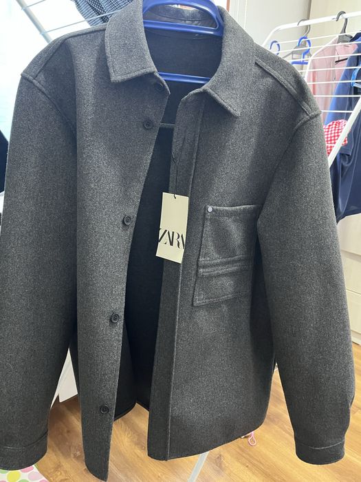 Zara man пиджак как пальто