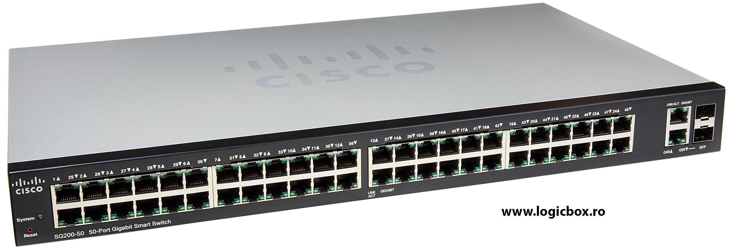 Cisco SG200-50 SLM2048T 50-Port Gigabit Smart Managed Switch
