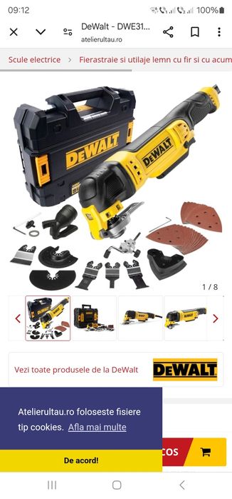multifuncțional dewalt dwe 315kt