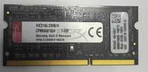 Ram 4GB Kingston DDR3L-1600. CL9 SDRAM