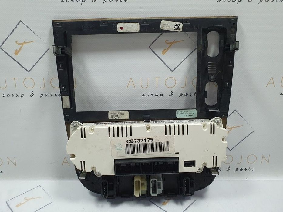 Ornament consola centrala mahon MERCEDES-BENZ M-CLASS W163 1998 - 2005 2.7 ML 270 CDI OM 612.963   A1638205589KZ