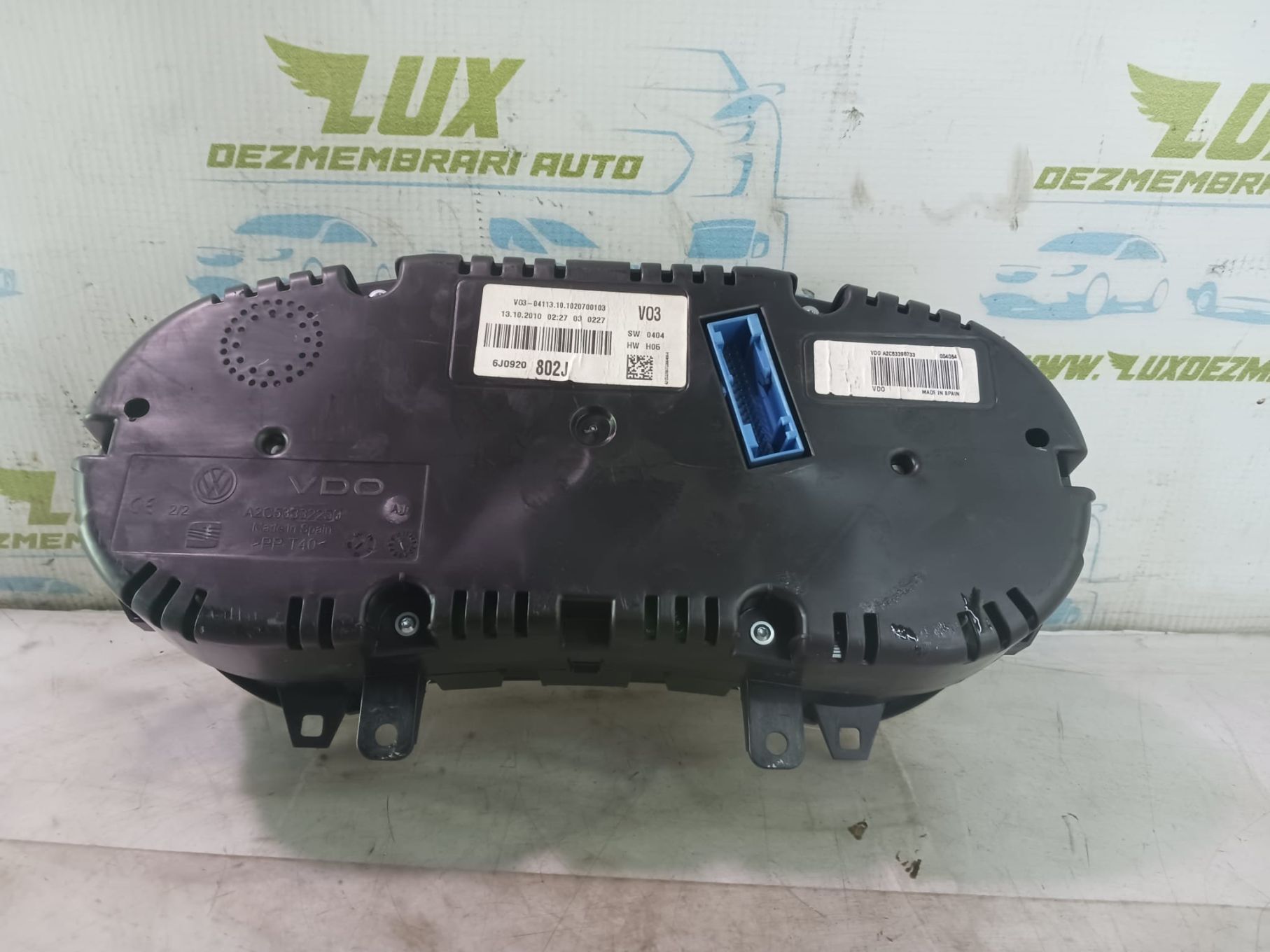 Ceasuri  bord 6J0920802J Seat Ibiza 4 6J [2008 - 2012] 1.2 tdi CFW
