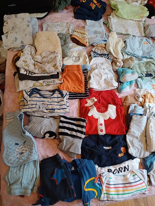 Бебешки дрешки за момче, р-р от 0 до 9 месеца