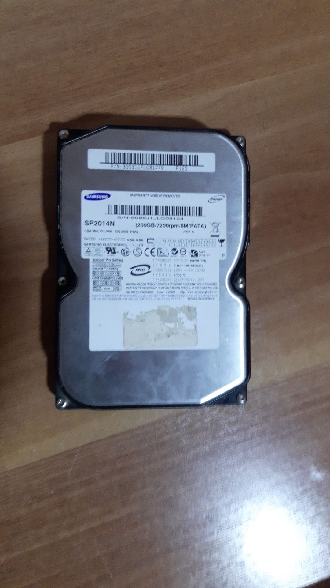 HDD PC Samsung 200GB/PATA