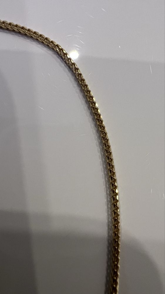 Lanț aur galben 18k nou. Greutate:4,5g, Lungime:40cm, Grosime:1,3mm