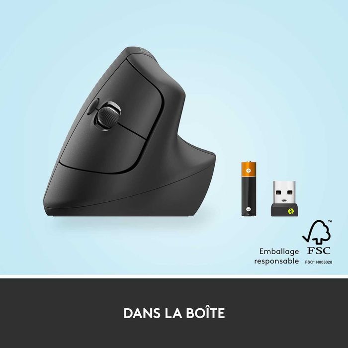 Безжична Мишка Logitech Lift Vertical