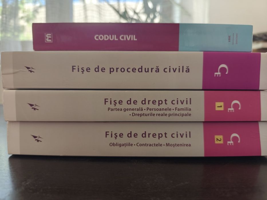 Cărți juridice pentru FACULTATE sau pregătire de admitere in profesie