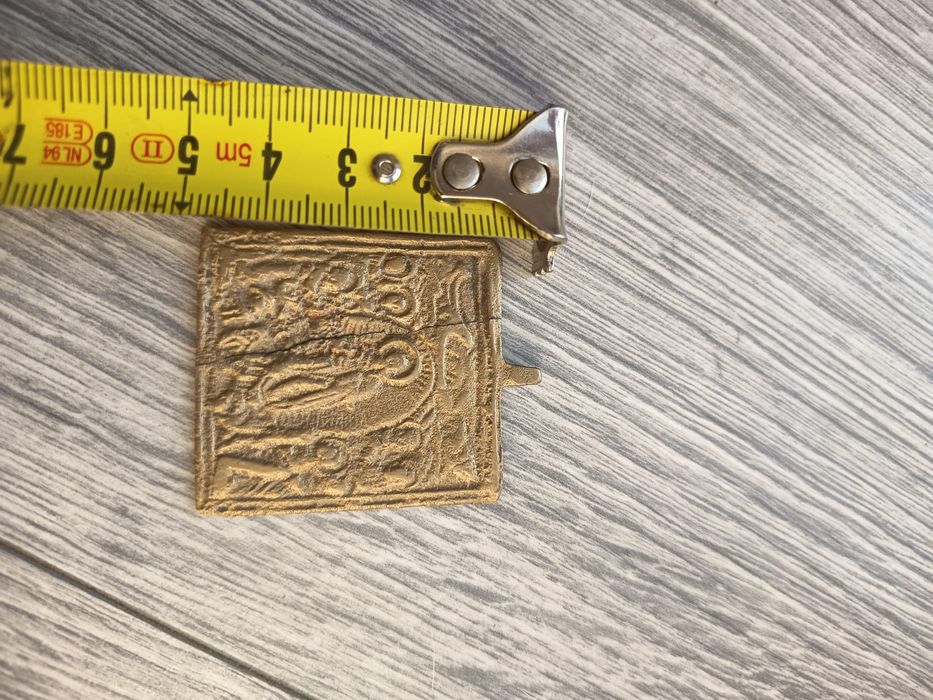 Iconita Foarte Veche Din Bronz Piesa De Colectie