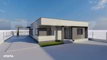 Casa la rosu cu 3 dormitoare,2 bai,141mp