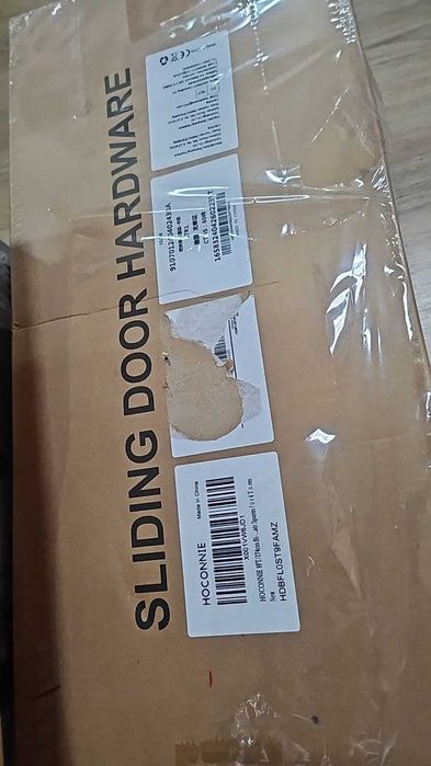 HOCONNIE Комплект за 4 двустранно сгъваеми плъзгащи се врати за плевня