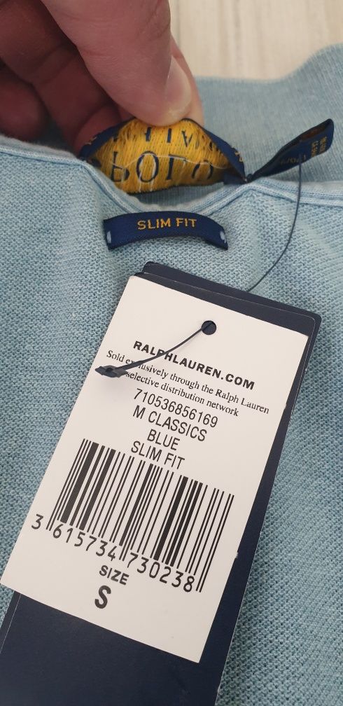 POLO Ralph Lauren Pique  Slim Fit /S НОВО! ОРИГИНАЛ! Мъжка Тениска!