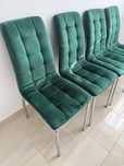 Vând set 4 scaune - verde smarald