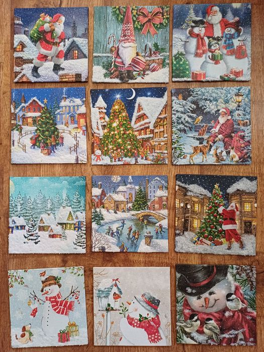 Коледни декорации и пана