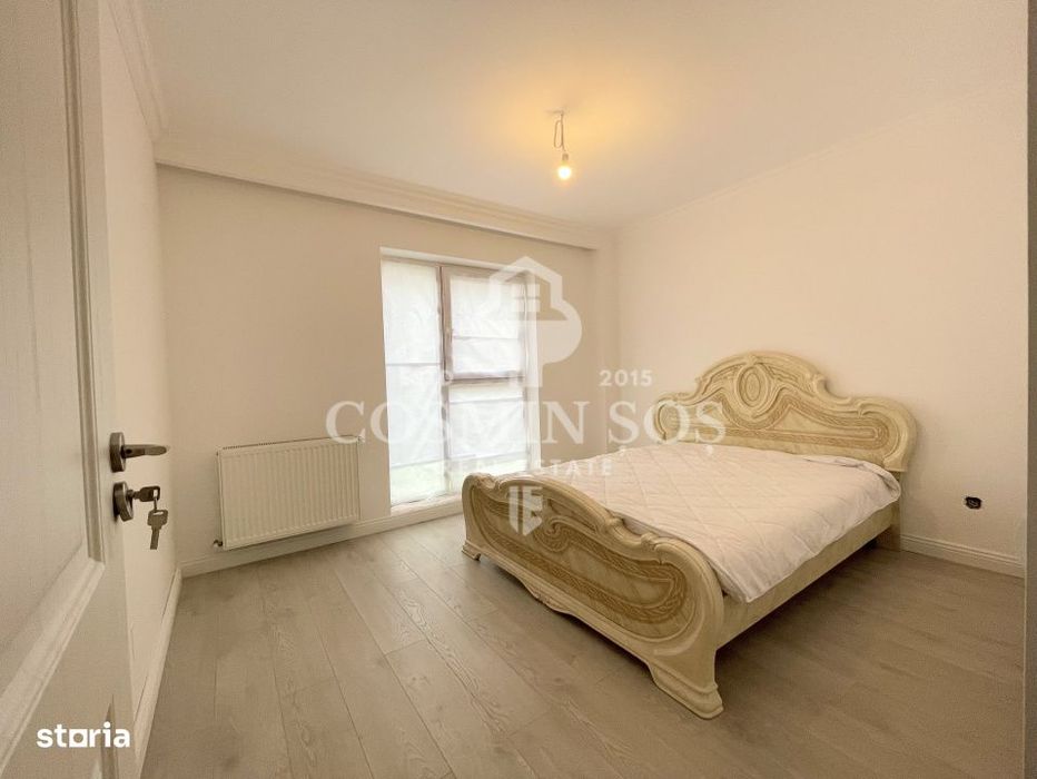 Apartament cu 3 camere de vanzare, cu gradina si parcare, Floresti