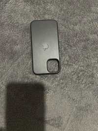 Husa Iphone 12 mini de piele neutilizat negru