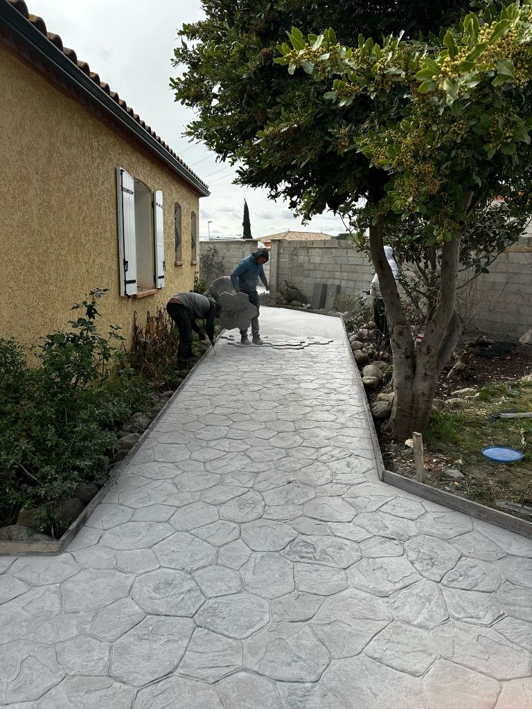 Beton amprentat amn