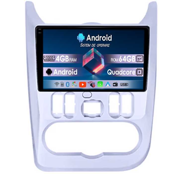 Navigatie Renault Logan 2009-2015, Android 14, 9INCH, 4GB RAM/64GB ROM