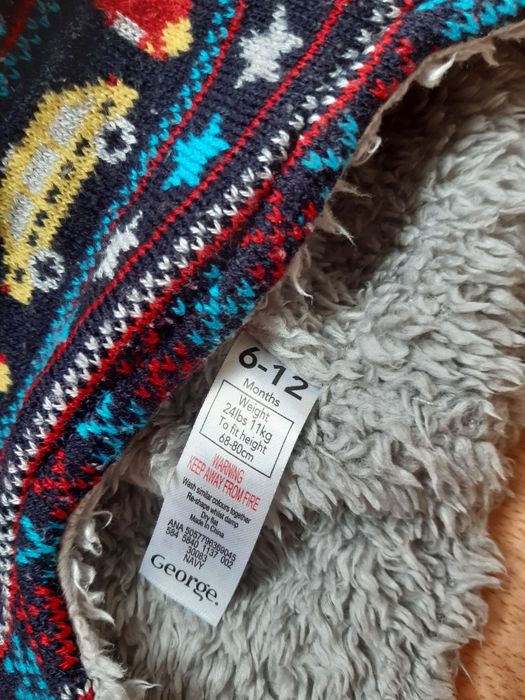 Космонавт George, размер 6-9 месеца с подарък шапки