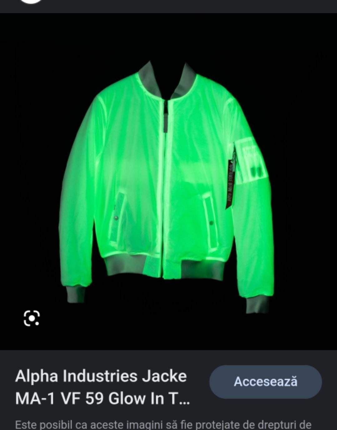 Vând geaca Alpha Industries