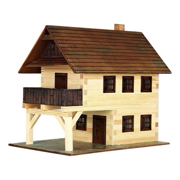 Дървени макети на сгради конструктор серия HOBBY KIT