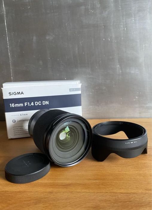 Obiectiv Sigma 16 mm F1.4 DC DN-67mm, E mount!